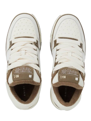 amirii. ma2 low top white brown sneakers