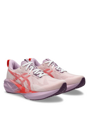 Asicss Novablast 5 Running Trainers in pink and red