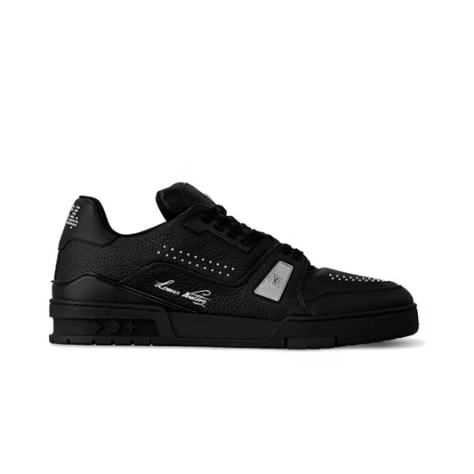 louiss vuitton LV Trainer Black Calf Leather 512
