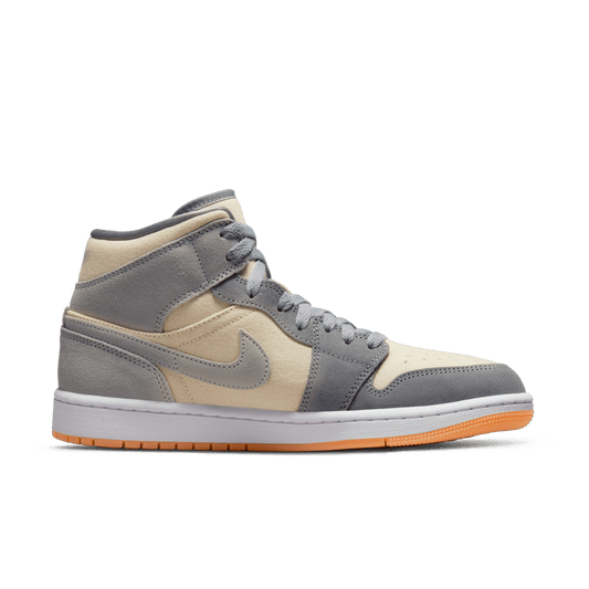 Air Jordan 1 Mid Coconut Milk Particle Grey