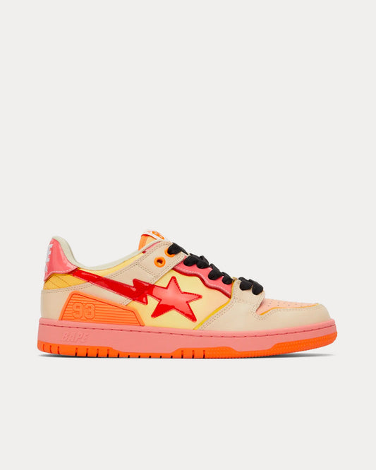 Bape Sta Low A Bathing Ape sk8 low gradient orange