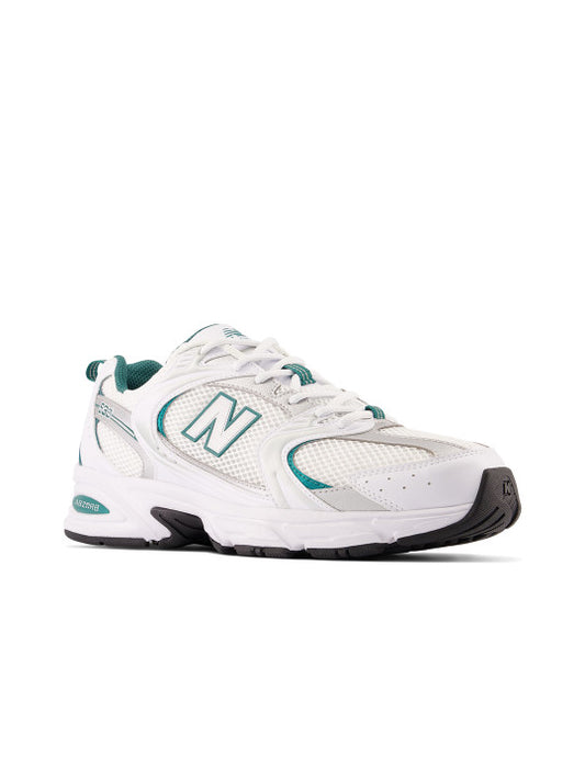 WMN Neww Balance 530 White Green For Her