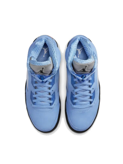 NIKEE AIR JORDAN 5 UNC BLUE