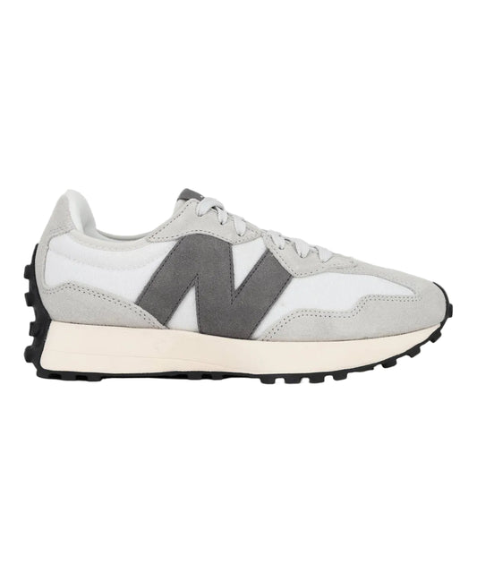 NEWW BALANCE 327 WHITE GREY WITH OG BOX KEYCHAIN