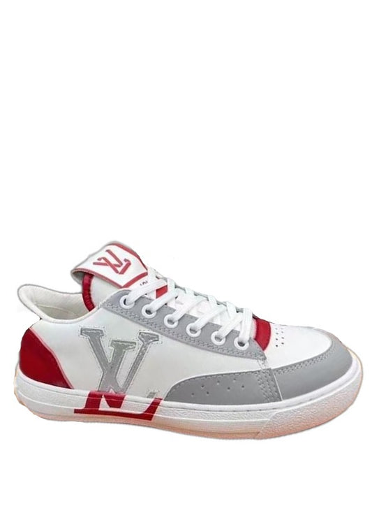 Louiss Vuittonn LV Charlie Sneaker White Red