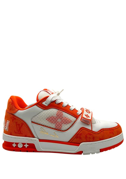 louiss Vuittonn LV Trainer Stripe Orange fix