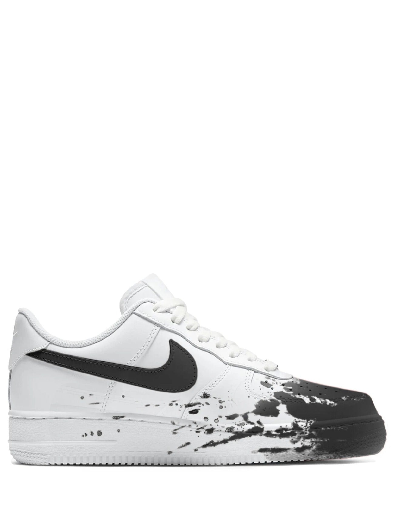 Nikee Airforce 1 Black paint custom