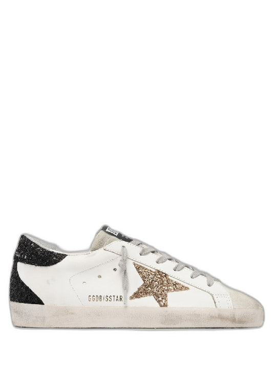 Golden Goose Gold White Black