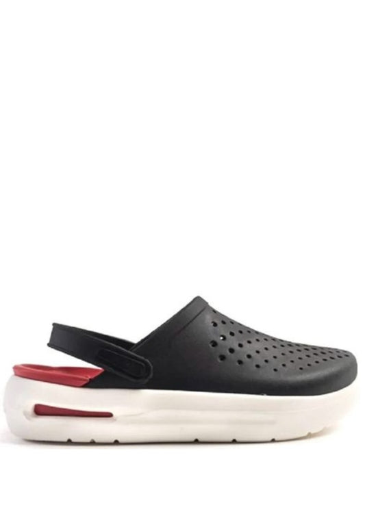 Croc.s inmotion clogs black red