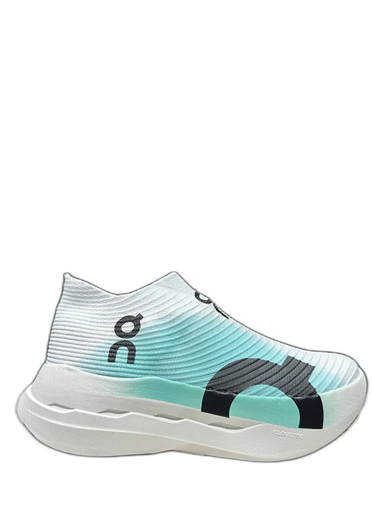 On Cloudboom Strike LS White and Mint Green 5052
