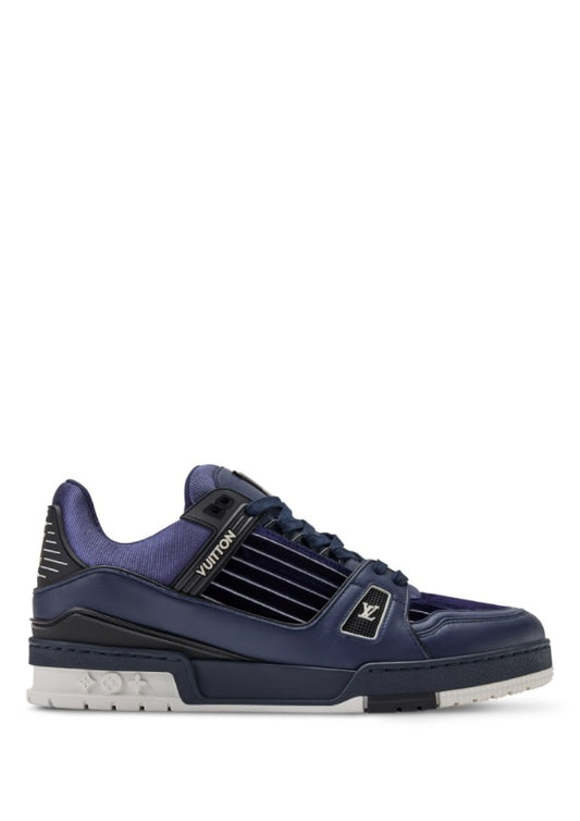 Louiss Vuitton LV Trainer Sneakers Marine Navy Blue 6192