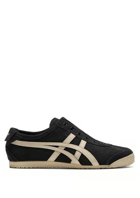 onitsukaa tigerr mexico 66 slip on black putty