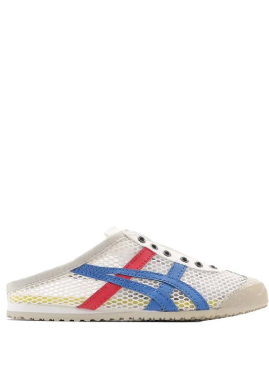 Onitsukaa Tiger Mexico 66 Sabot Half Cut Sneaker White blue red