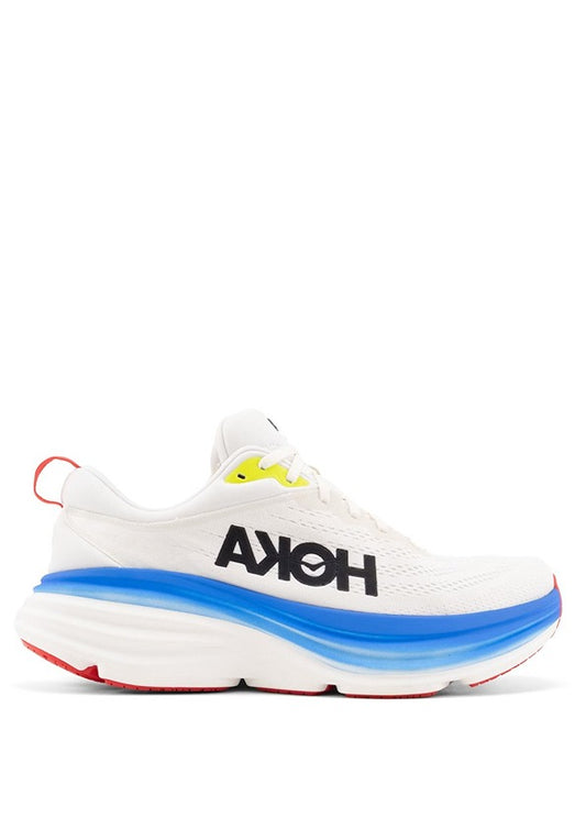 Hoka One One Bondi 8 Blanc De Blanc Virtual Blue