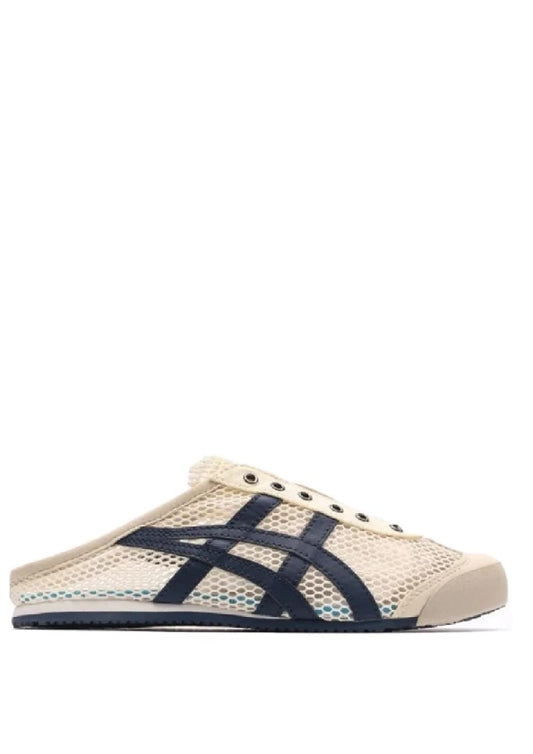 Mexico 66 Sabot Half Cut Shoe Cream Navy