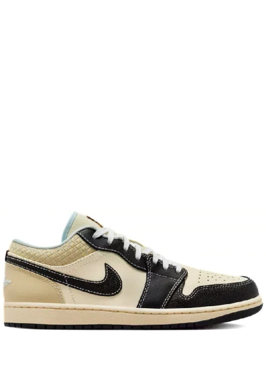 Nikee Air Jordan 1 Low Coconut Milk Black