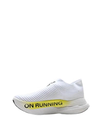On Cloudboom Strike LS White yellow