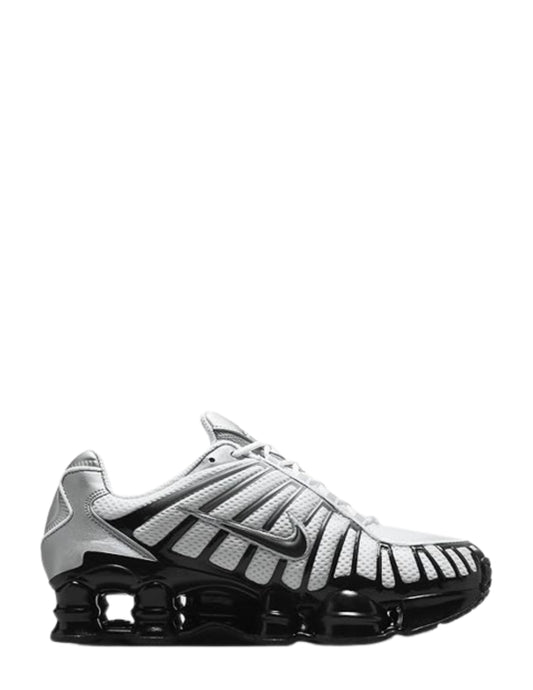 Nikee Shox TL Metallic Silver White Black 215