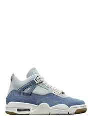 AIR JORDAN RETRO 4 WORN BLUE DENIM