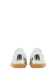 Adidass Samba OG Silver Metallic Cracked Leather