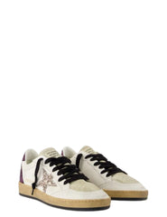 Golden Goose Ball Star White Purple Silver