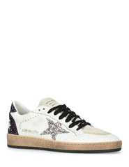 Golden Goose Ball Star White Purple Silver