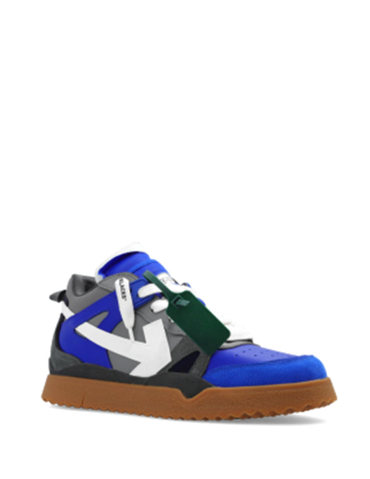OFF-WHITE MIDTOP SPONGE SNEAKERS MADE OF LEATHER