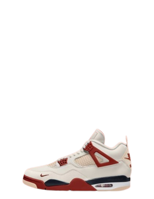 Nikee Air Jordan Retro 4 NIGEL SYLVESTER SAIL CINNABAR