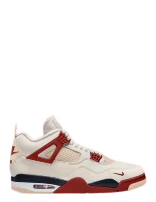 Nikee Air Jordan Retro 4 NIGEL SYLVESTER SAIL CINNABAR