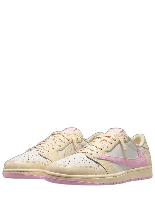 Travis Scott X Air Jordan 1 Low OG Shy Pink Womens Semi Ua Fix