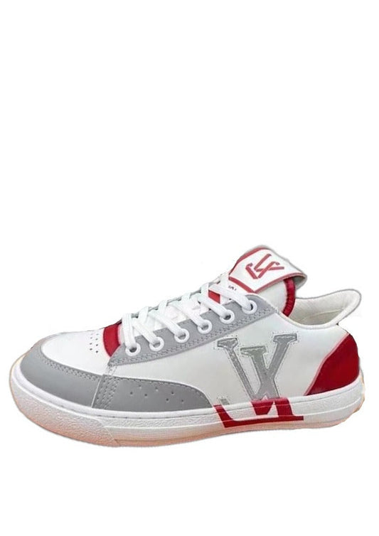 Louiss Vuittonn LV Charlie Sneaker White Red