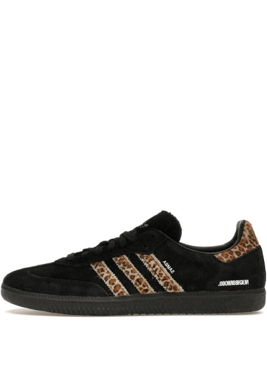Adidass End X Neighborhood X Samba Black Leopard