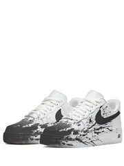 Nikee Airforce 1 Black paint custom