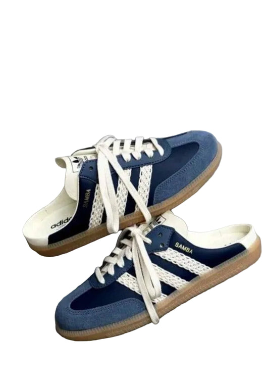 Adiidass Samba OG Mule Night Indigo Cream White 1296