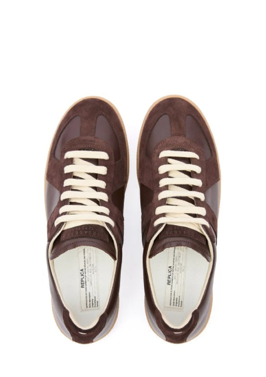 Maison margiela replica sneakers brown 2686