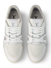 Louiis vuitton trainer sneaker white signature Premium