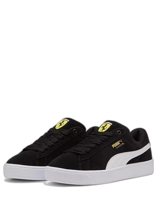 Pum_a Ferrari Suede XL Black White
