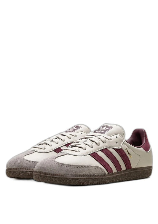 Adidass Samba OG Putty Grey Maroon 1226