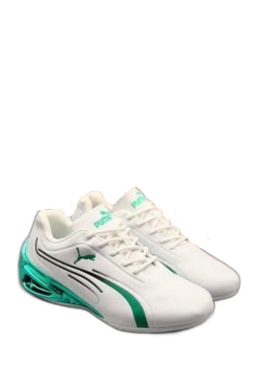 Pumaa Super GT Sport White Green 737