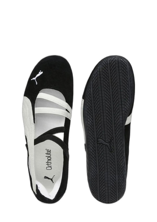 Pumaa Speedcat Ballet Suede Warm White Black 2628