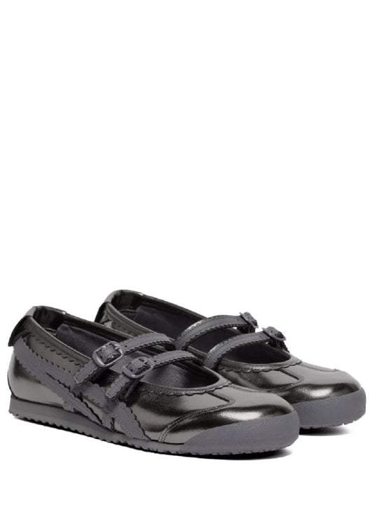 Onitsukaa Tiger Mexico 66 TGRS Black & Gunmetal Mary Jane 6159