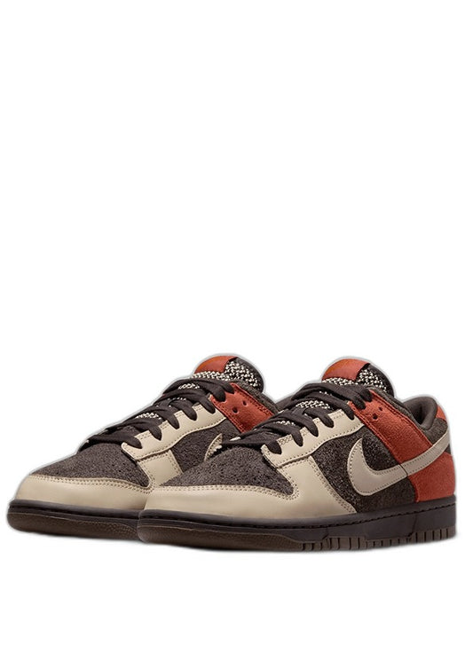Nikkee Dunk Low Red Panda Brown Suede
