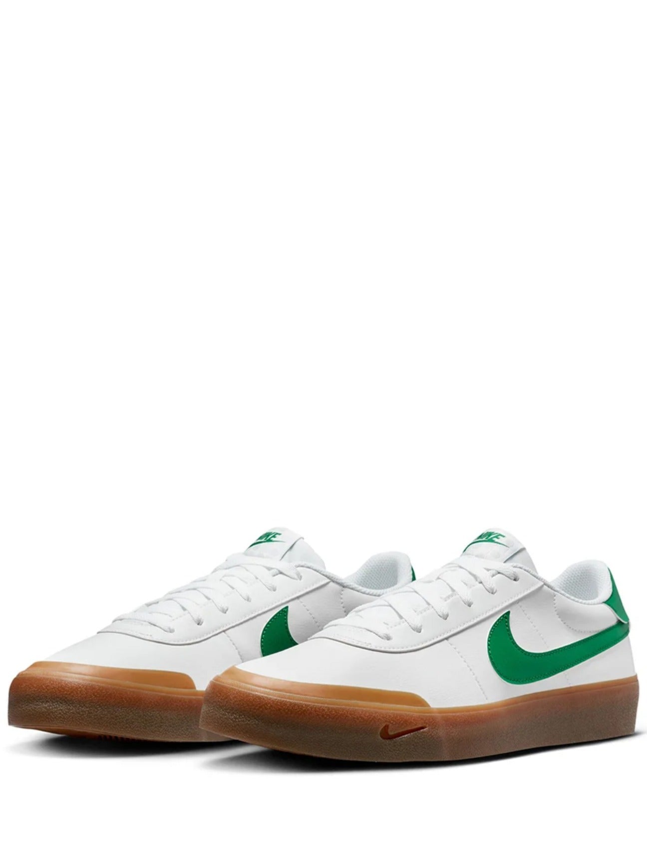Nikee Shot Court Sneakers White Green Brown
