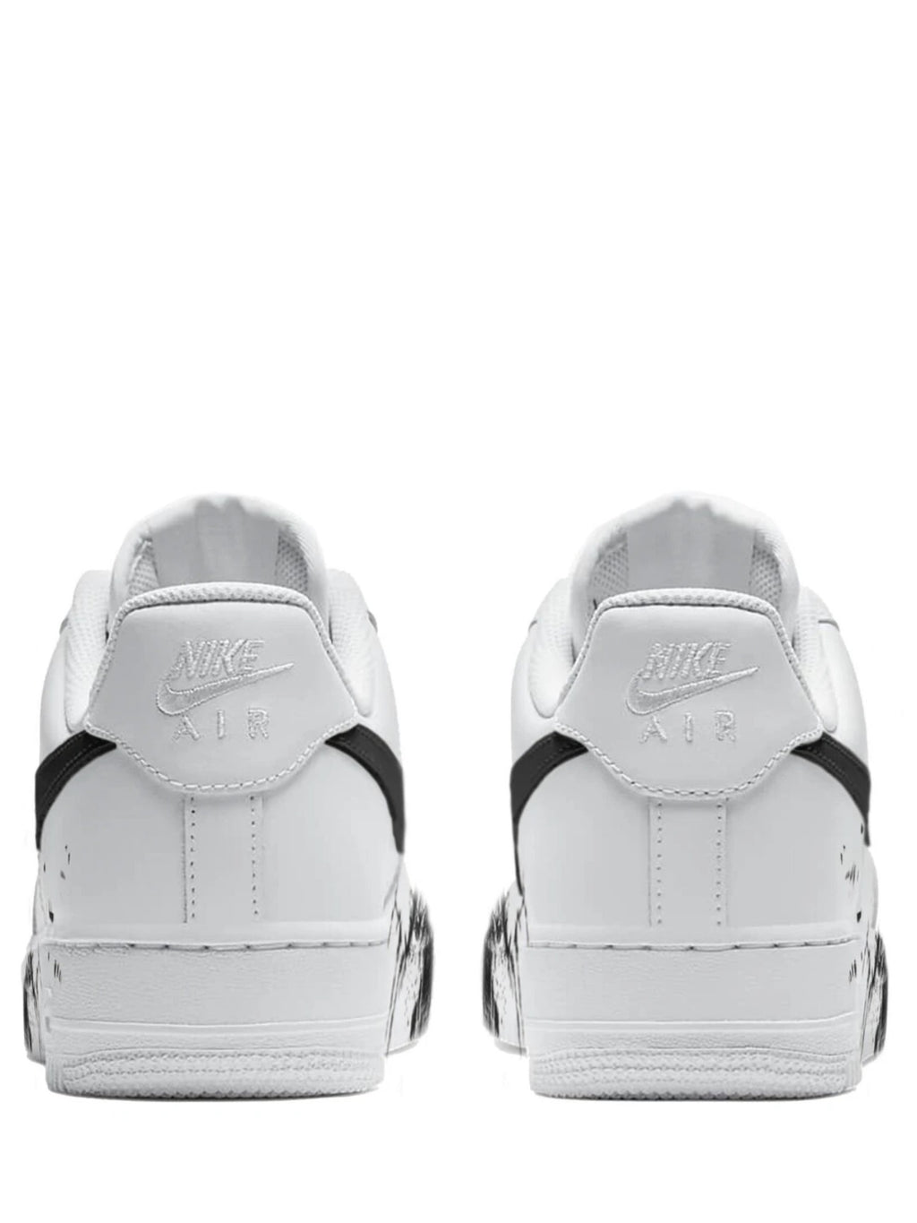 Nikee Airforce 1 Black paint custom