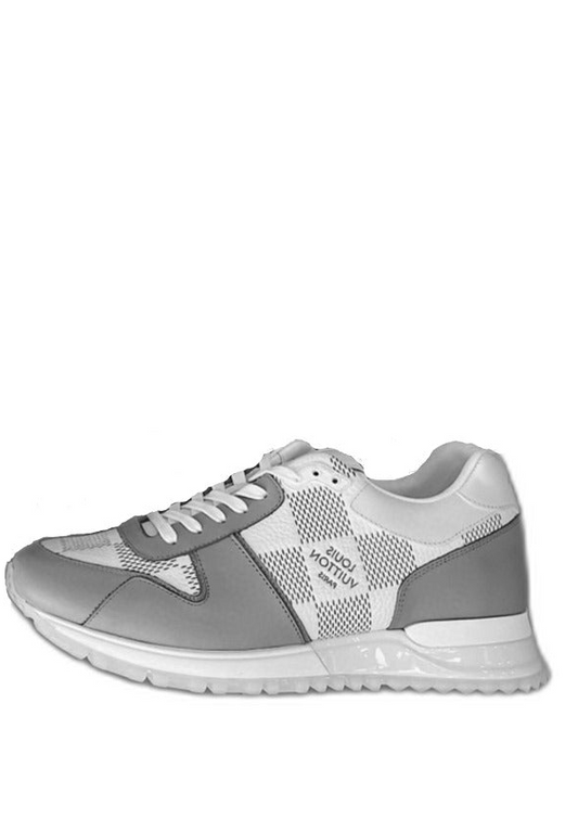 Loui_s Vuitton LV Leather Calfskin White Grey