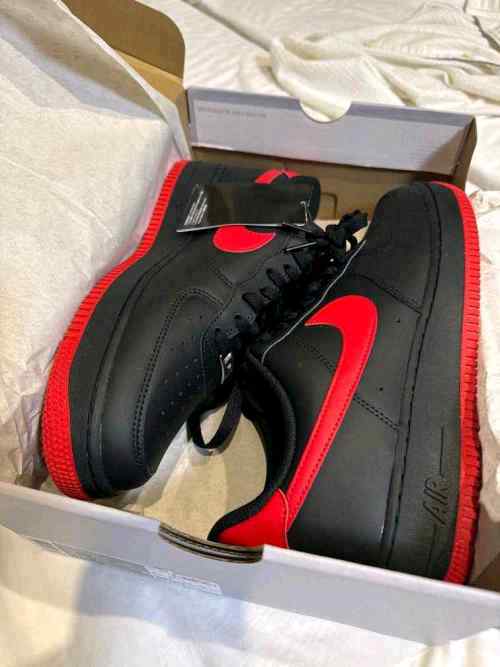 Nikee Airforce 1 Low 07 University Red Black