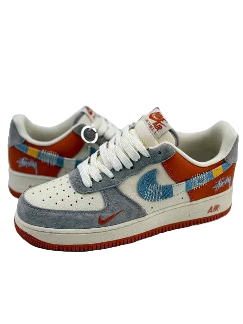 Nikee AirForce 1 Low 07 x Stussy Orange 557
