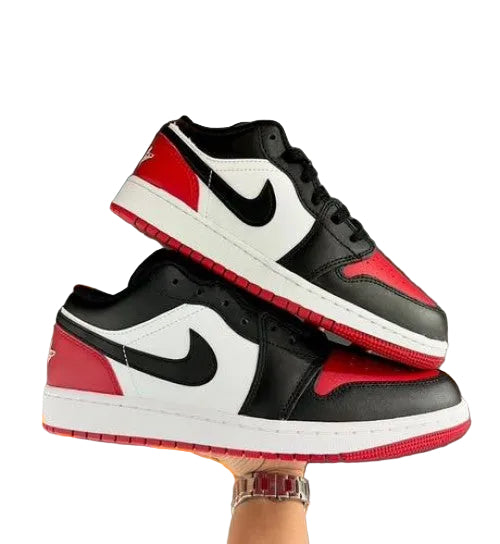 Nikee Air Jordan 1 Low Bred Toe Semi UA