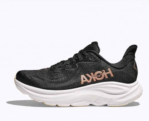 Hoka Clifton 10 Black Rose Gold