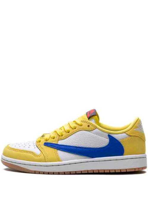 Nikee air jordan retro low x travis scott canary